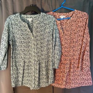 2 Croft & Barrow shirts.  Size